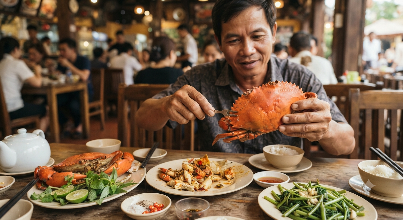 Quan sát hình dáng bên ngoài và màu sắc mai cua