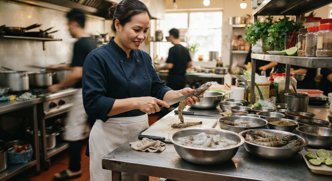 Bối cảnh và tầm quan trọng của việc sơ chế tôm sú đúng cách