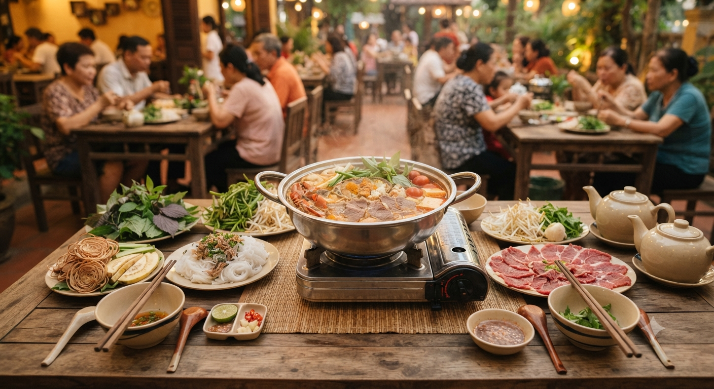 Lý do vì sao lẩu cua đồng và bắp bò lại là sự kết hợp hoàn hảo